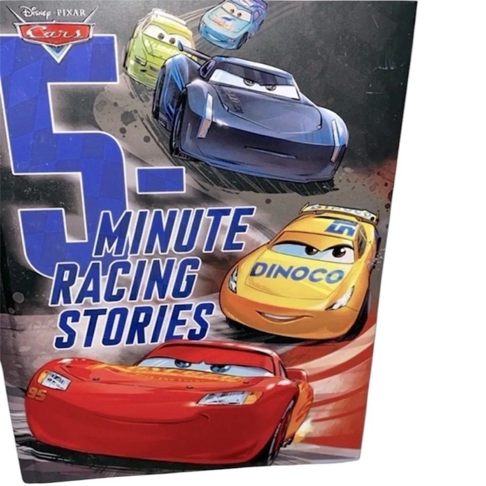 DISNEY PIXAR 5 minute racing stories kids book